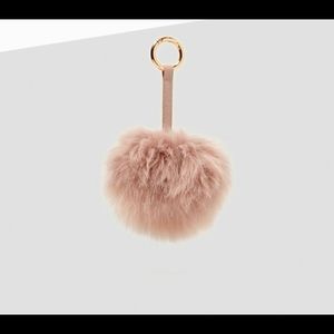 Zara Pom Pom Rose gold Keychain✨